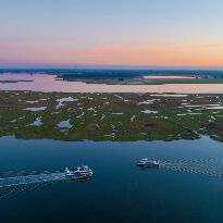 Fährverkehr Zingst-Barth-Zingst und Barth-Zingst-Barth
